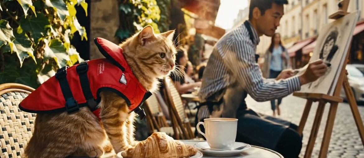 Cat tastes French Food for the FIRST time 😋 😺🇫🇷 🤮 - Rusty’s adventures