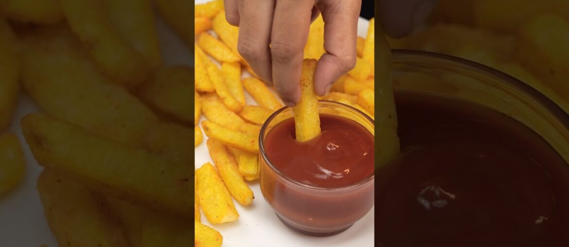 Crispy French Fries ASMR Cooking || #shorts #asmr #recipe #indianasmrworld #streetfood