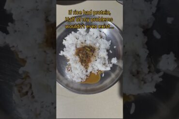 Deficient but loyal to rice🤭 #indianfood #diet #vegetarian #shortsfeed#food#rice#love #lover#foodie