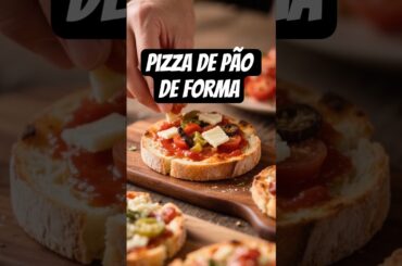 Essa pizza viciante leva menos de 1 minuto e NINGUÉM acredita #LancheFácil #Shorts
