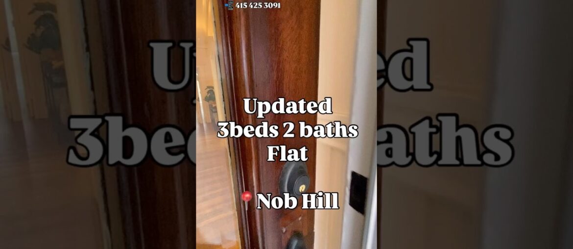 Updated 3beds 2 baths TIC property. San Francisco Nob Hill