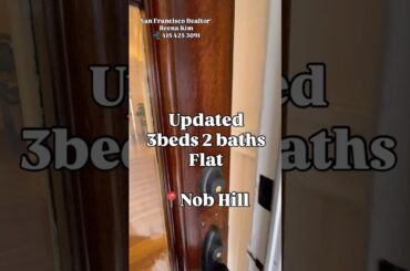 Updated 3beds 2 baths TIC property. San Francisco Nob Hill