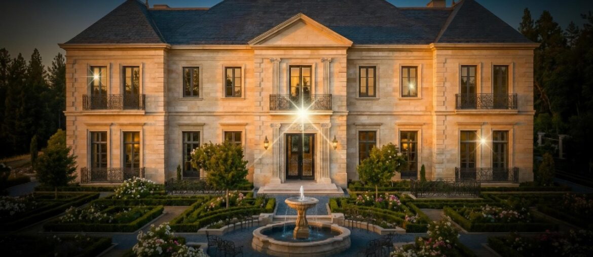 FULL Luxury Château Build Start to Finish (Timelapse)