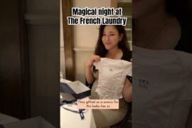 Magical night at The French Laundry 🤍 Unforgettable in every way. #finedining #napa