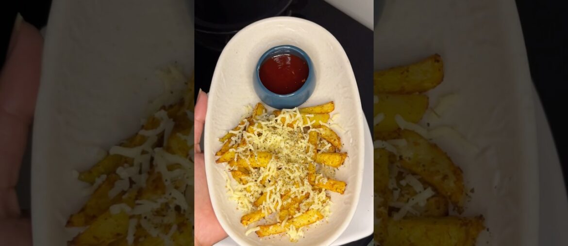 Healthy French fries recipe ✨🤌 #food #recipe #ytshorts ￼