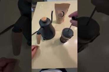 Let's make coffee with a french press