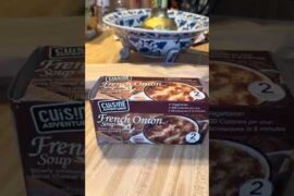 Trying Trader Joe's French Onion Soup!