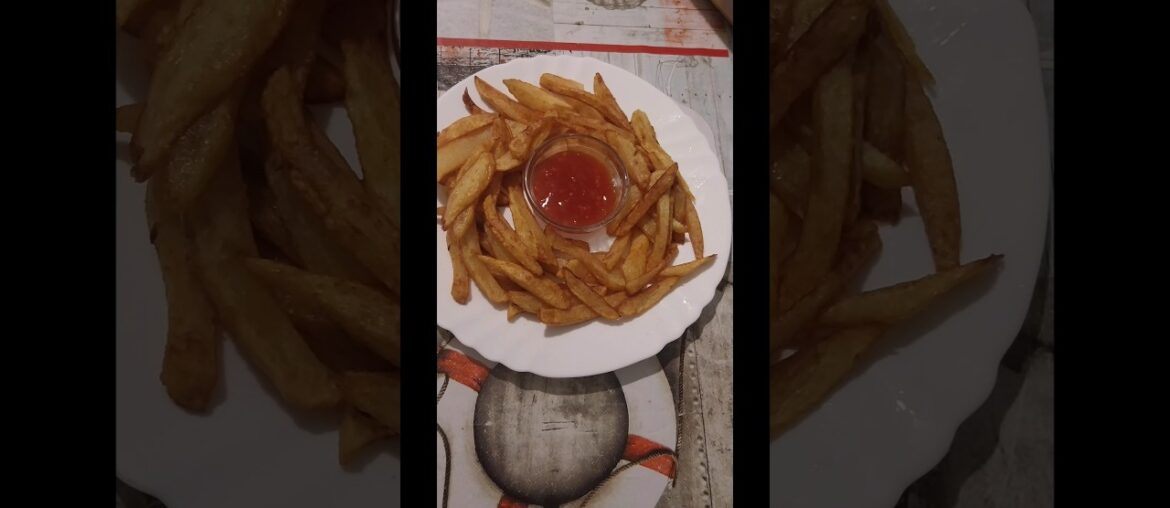 The perfect  French  fries 🍟 😋 #fries #friesrecipe #youtubeshorts #viral # shorts