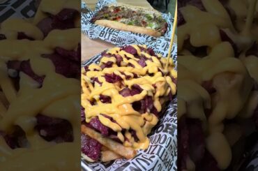 Drive thru HALAL burgers, wings, loaded fries, shakes, and... #Shorts #chispotlight