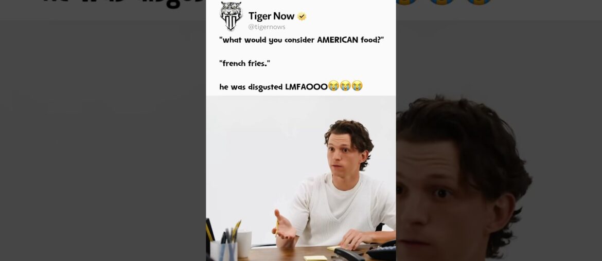"what would you consider AMERICAN food?" "french fries." he was disgusted LMFAOOO😭😭😭