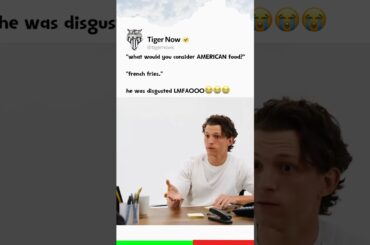 "what would you consider AMERICAN food?" "french fries." he was disgusted LMFAOOO😭😭😭