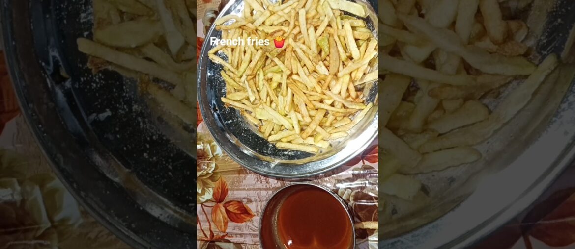 French fries recipe 🍟#food #cooking #frenchfries #shorts