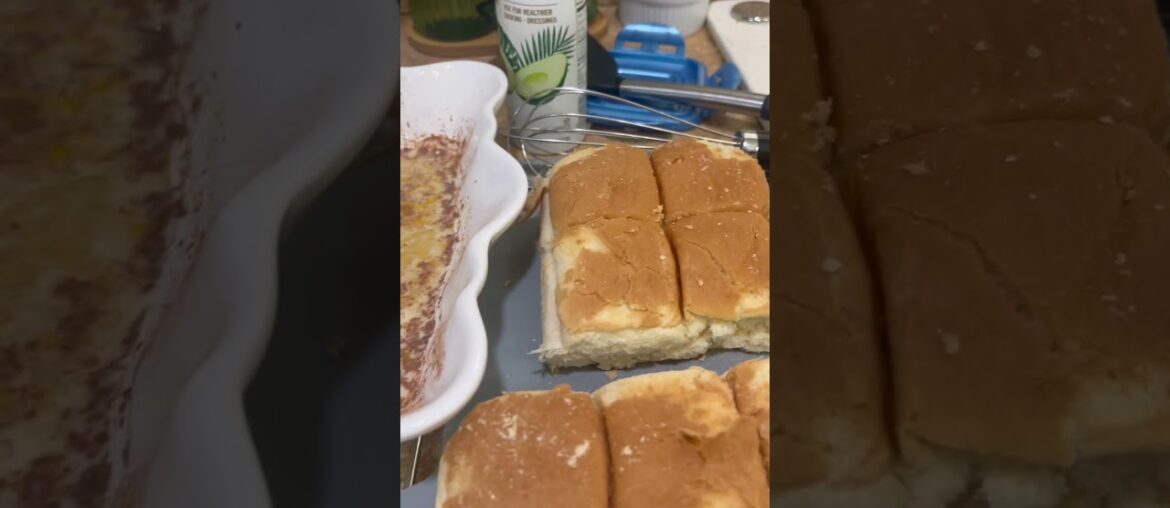 Budget friendly new recipe: French toast sliders.!