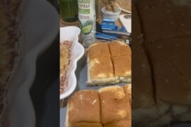 Budget friendly new recipe: French toast sliders.!