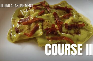 Sweet Potato Agnolotti | Course 3 of My Home Tasting Menu