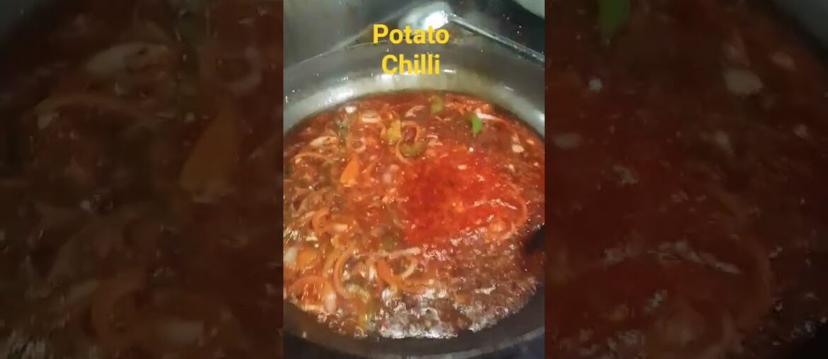Chilli potato kaise banaye!! how to make potato chilli!!#chilli potato recipe #potato fry