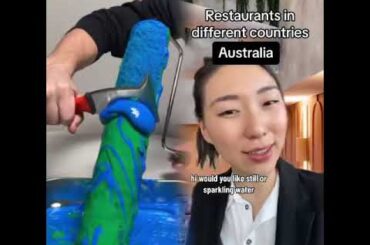 What a polite french waiter #koreanfood #culture #japanesefood #travelling #dining