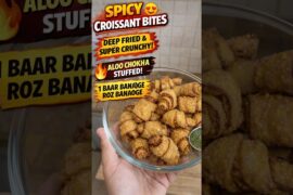 French croissant desi tadka se 🔥🥐Spicy, crispy & fully addictive! 😍