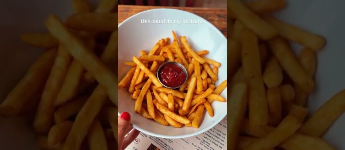 Anybody else need a Caesar salad and French fries stat?