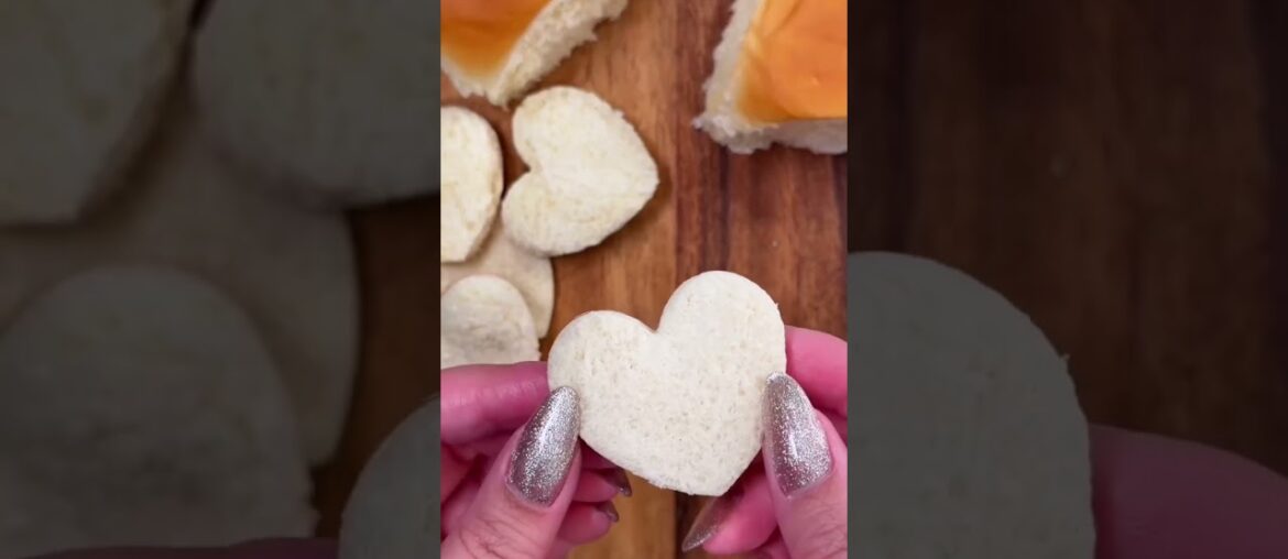 Mini Heart French Toast Bites #kingshawaiian Mini Heart French Toast Bites #kingshawaiian