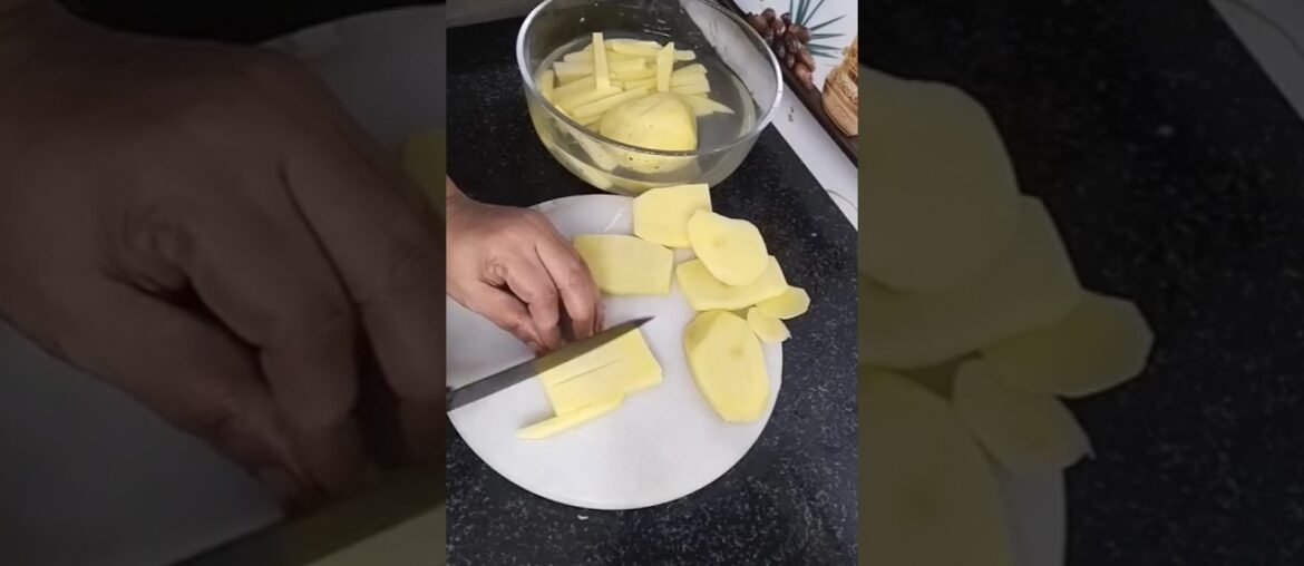 Crispy french  fries detail recipe link description box me #food #frenchfries #potato