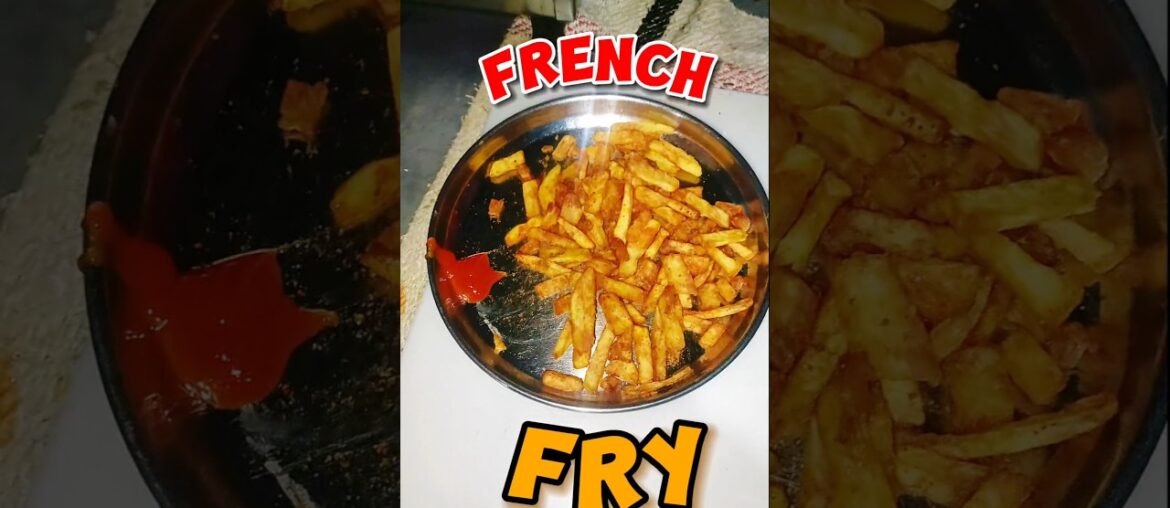 French fry in Desi style 😋🔥 #shorts #frenchfry #snacks #indianfood #fry #trending #viral