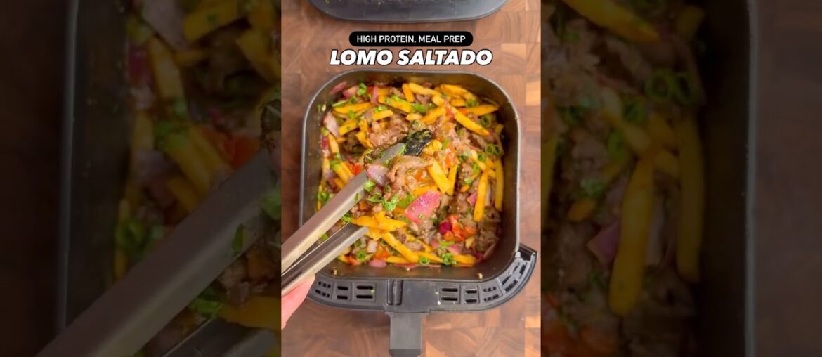 Macro-Friendly, High Protein Lomo Saltado #shorts