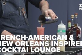 French-American and New Orleans inspired cocktail and wine lounge in Portland