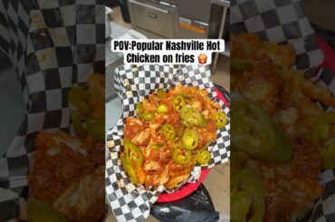 Nashville hot chicken fries 🔥#viralfood #food #fastfood #foodie #rendingshorts #shorts #hotchicken