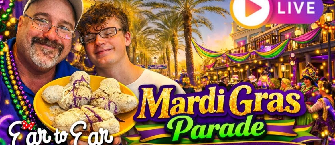 🔴 LIVE Fat Tuesday Mardi Gras Parade Port Orleans French Quarter Live Stream 02.17.2026