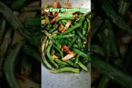 Green Beans French Recipe🥗 | Healthy with Lunch Recipe | Easy Beans recipeFirst Time on YouTube