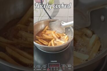 Crispy and Perfect, Easy way to make French Fries at Home #Shorts #Viral #French Fries #trending