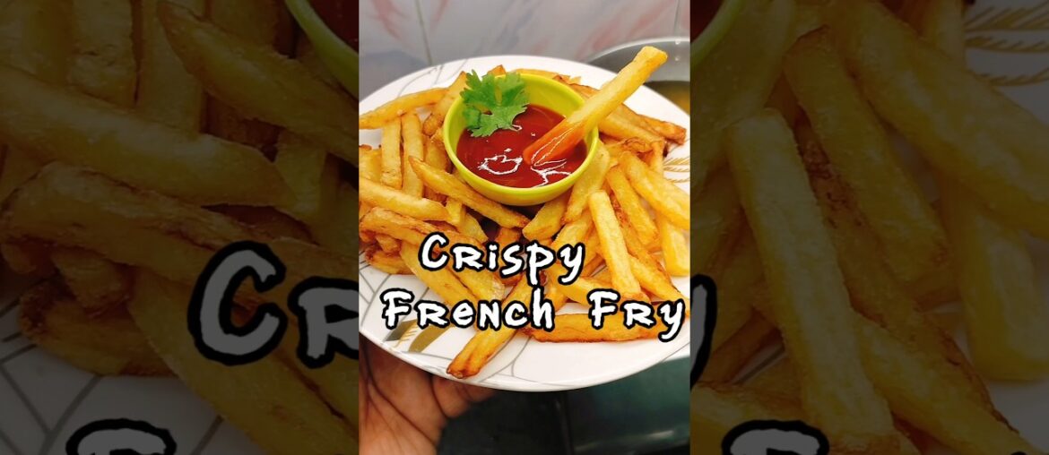crispy french fries // french fries recipe // how to make french fries at home #shorts #sagarkitchen