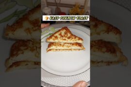 5 Minutes Easy French Toast 😋 | Quick Breakfast Recipe#shorts #shortvideo #food #cooking #recipe