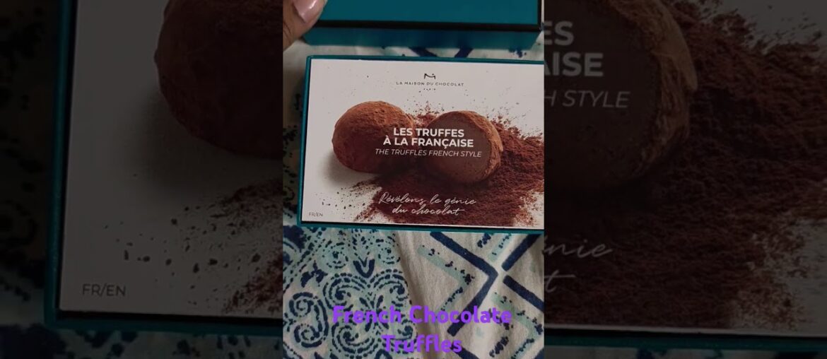 French Chocolate Truffles | la_maison_du_chocolat #truffles #luxury #chocolate #shorts
