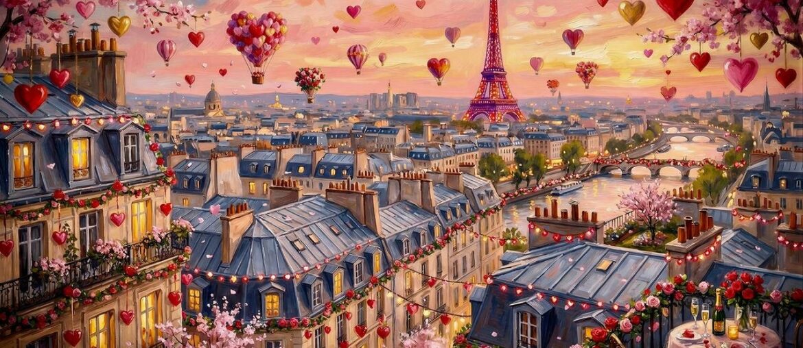 French Instrumental Music 🇫🇷 Romantic Paris Jazz | Valentine Evening Café