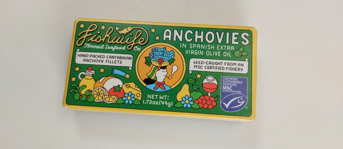 60s DIY Gourmet Ingredients - Unboxing Cantabrian Anchovy Fillets From Fishwife