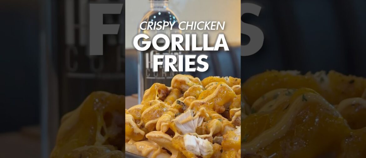 The not-so-hidden menu item Crispy Chicken Gorilla Fries 🦍🔥.