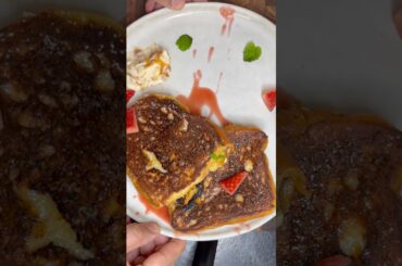 Brioche brûléed french toast! 🧂🥄🤌🏼 #frenchtoast #breakfast #recipe #cooking #sweettooth