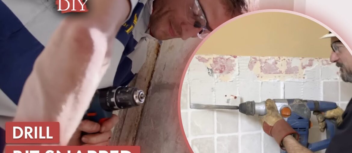 Snapped Drill Bit Disaster at Chateau de Boro | Escape To The Chateau DIY