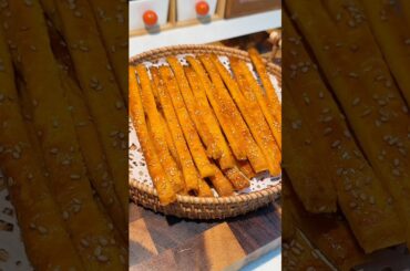 Homemade Sweet Potato French Fries #shortsvideo