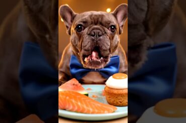 Rare Isabella Frenchie’s FIRST ASMR Mukbang   #ASMRDog #FrenchBulldog #IsabellaFrenchie #DogEating