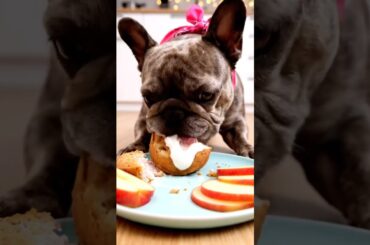 Rare Isabella Frenchie’s FIRST ASMR Mukbang   #ASMRDog #FrenchBulldog #IsabellaFrenchie #DogEating