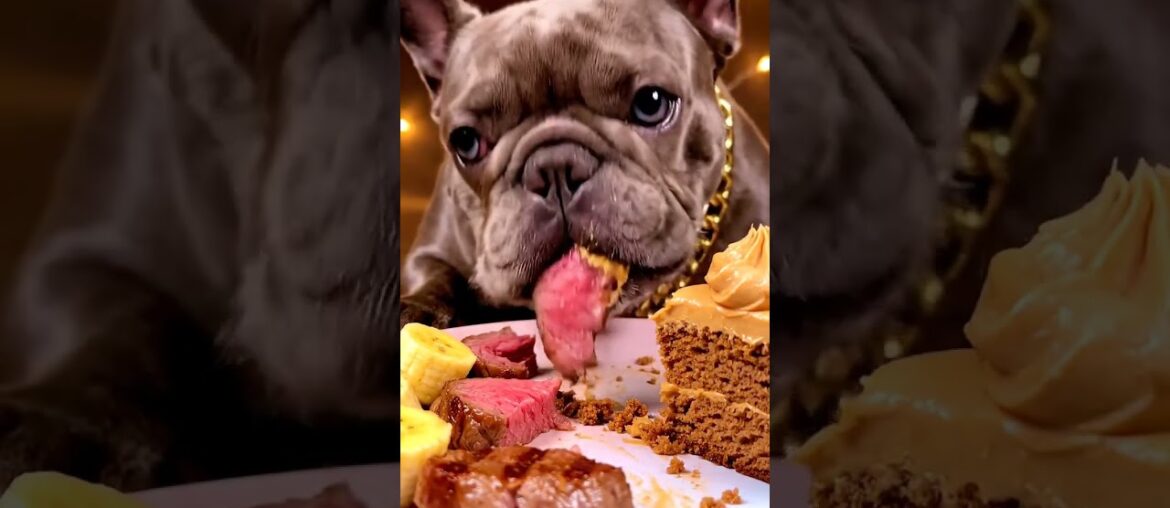 Rare Isabella Frenchie’s FIRST ASMR Mukbang   #ASMRDog #FrenchBulldog #IsabellaFrenchie #DogEating