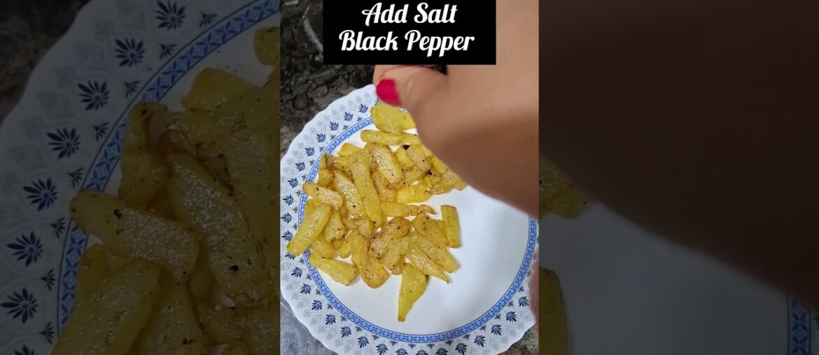 Papaya French Fries | Healthy Raw Papaya Fries #papayafries #frenchfries #papayarecipes #shorts