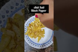 Papaya French Fries | Healthy Raw Papaya Fries #papayafries #frenchfries #papayarecipes #shorts