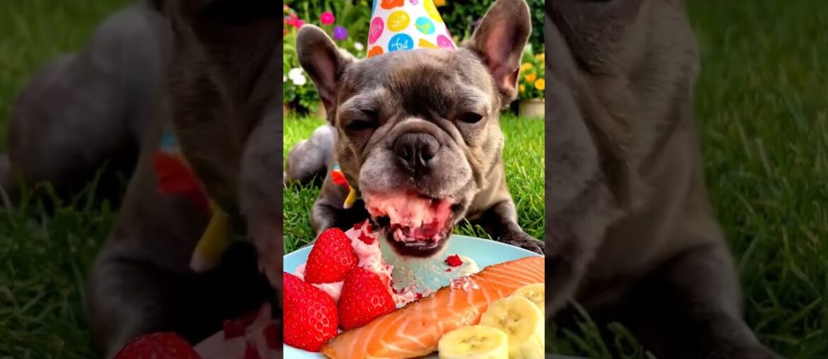 Rare Isabella Frenchie’s FIRST ASMR Mukbang   #ASMRDog #FrenchBulldog #IsabellaFrenchie #DogEating