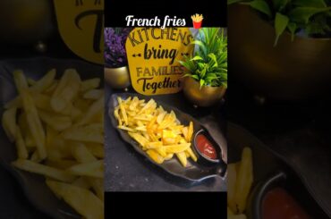 French fries , quick recipe, how to make french fries,crispy Aloo fries, kids love#shortsfeed