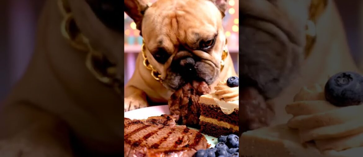 Rare Isabella Frenchie’s FIRST ASMR Mukbang   #ASMRDog #FrenchBulldog #IsabellaFrenchie #DogEating