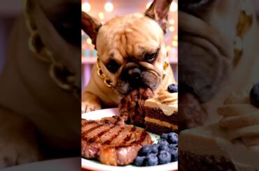 Rare Isabella Frenchie’s FIRST ASMR Mukbang   #ASMRDog #FrenchBulldog #IsabellaFrenchie #DogEating